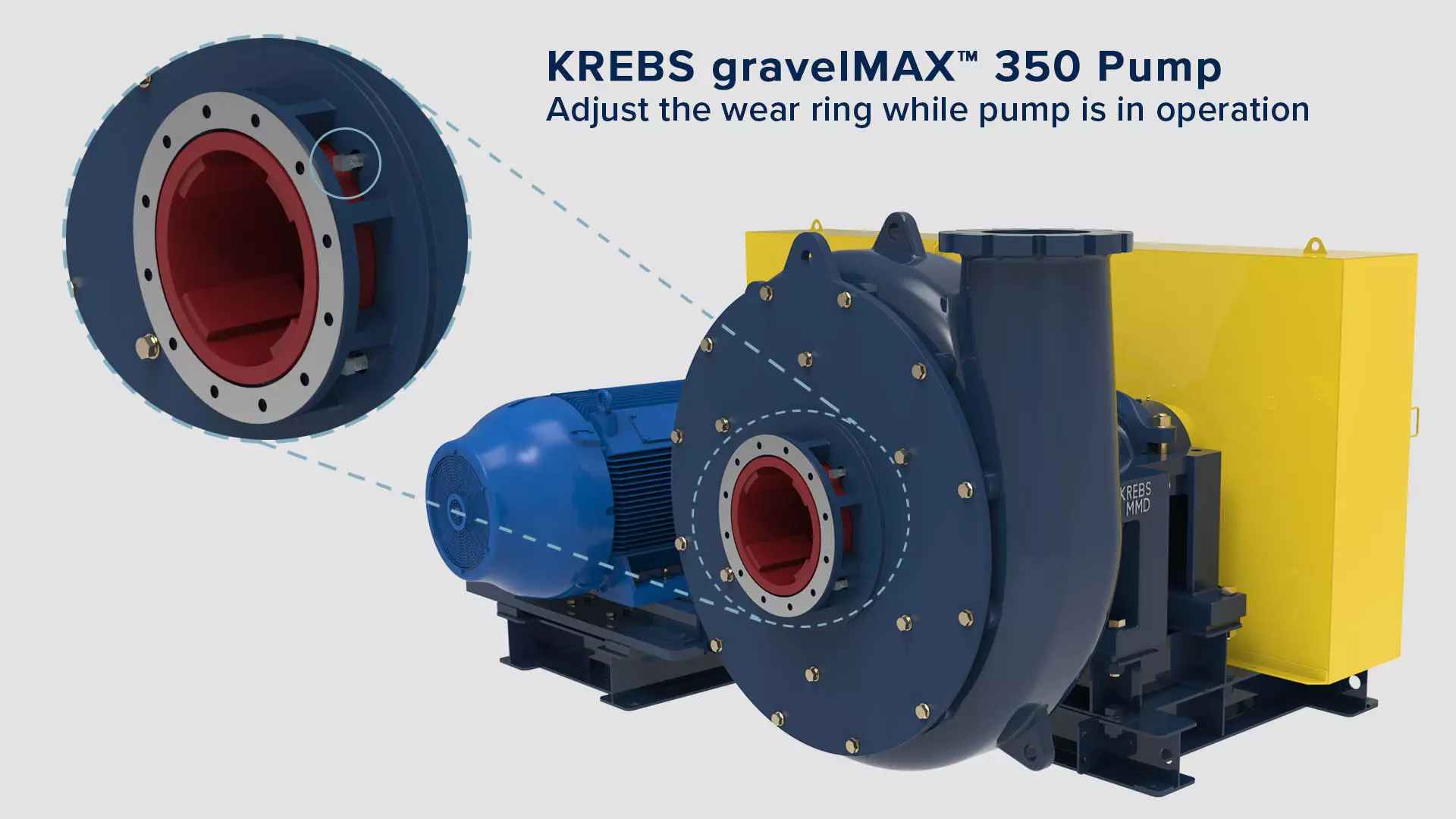 Шламовый насос KREBSgravelMAX для добычи полезных ископаемых и дноуглубительных работ