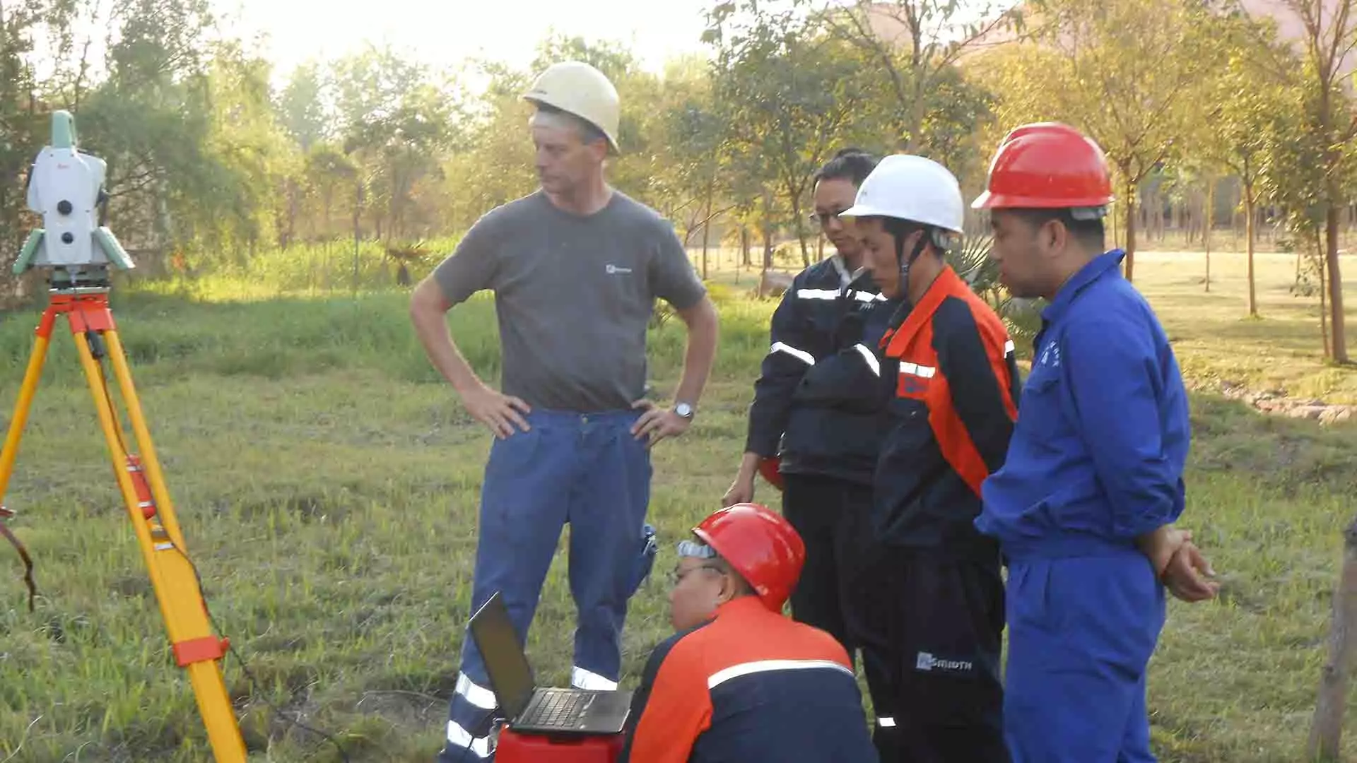kiln alignment training at site